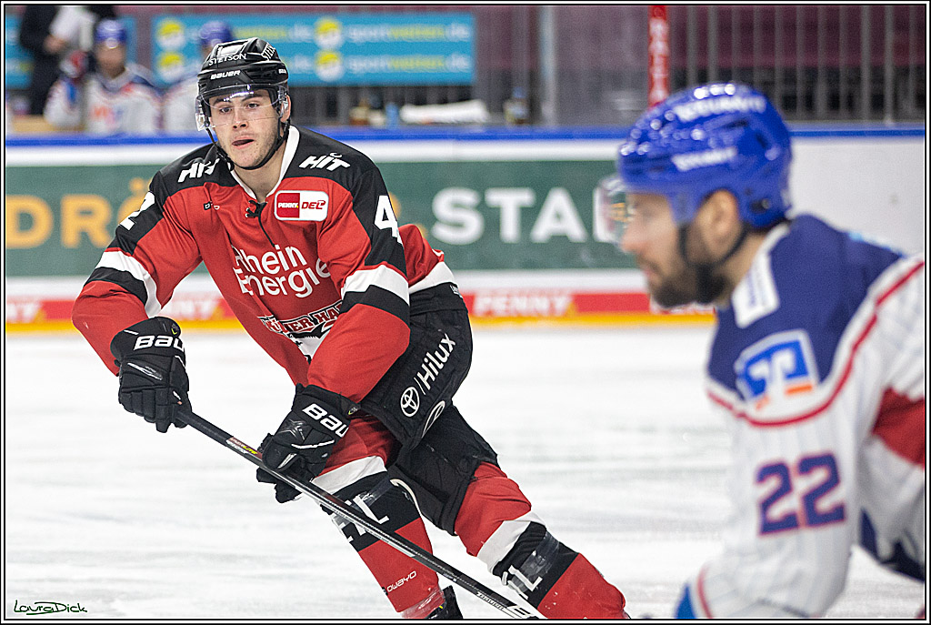 PENNY DEL; Koelner Haie- Adler Mannheim; Koeln, 02.01.2022